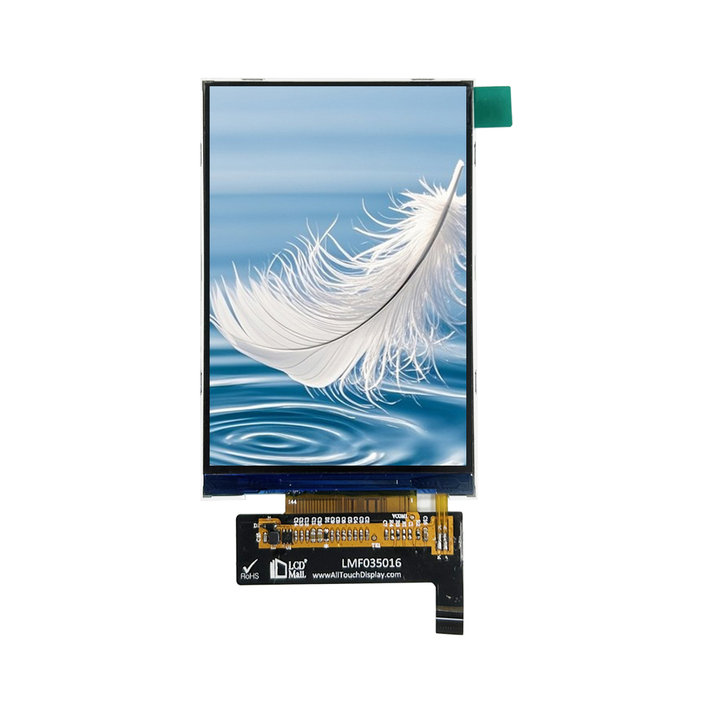 3.5 inch TFT LCD Display 320*480 Resolution 400nits SPI Interface TFT LCD Module