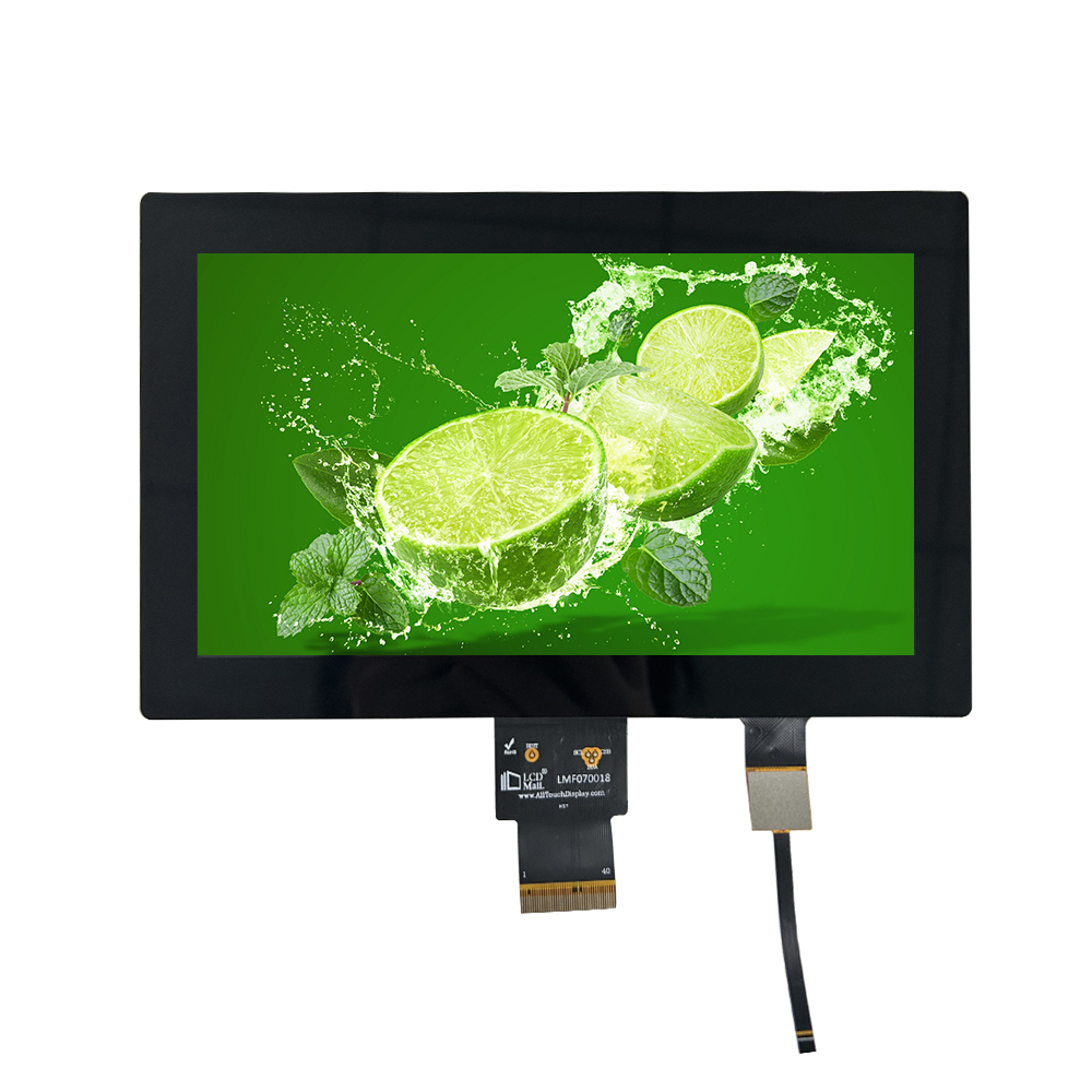 7 Inch Capacitive Touch LCD Screen 1024*600 Display Panel 40pin LVDS TFT LCD Module With CTP FT5446U