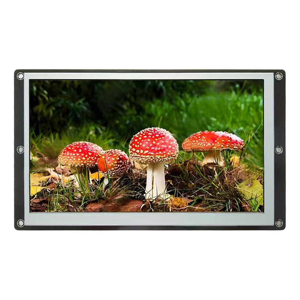 7.0 Inch TFT Serial Interface Screen JPI 7-PIN 800 * 480 LCD Module 250 Cd/m2 Display Capacitive Touch Panel