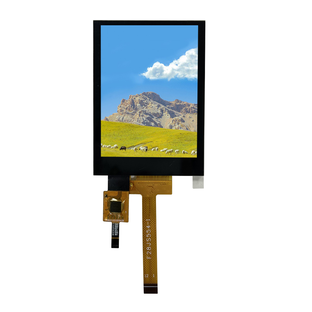 2.8 Inch 240*RGB*320 LCD Display Panel 4Lane SPI Interface TFT LCD Module With Capacitive Touch
