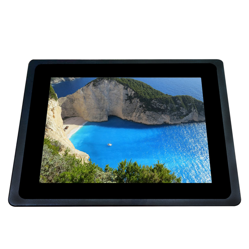 12 Inch Metal Shell Industrial Control Touch Monitor 1024 * 768 LCD Industrial Control Monitor with Capacitive Touch Monitor