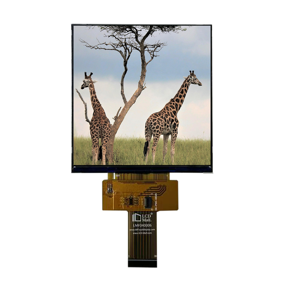 4.0 Inch TFT LCD Display Module Square 720x720 Panel Display Screen 30-pin MIPI 4-LINE Interface 500 Cd/m2 4 Inch TFT LCD Module