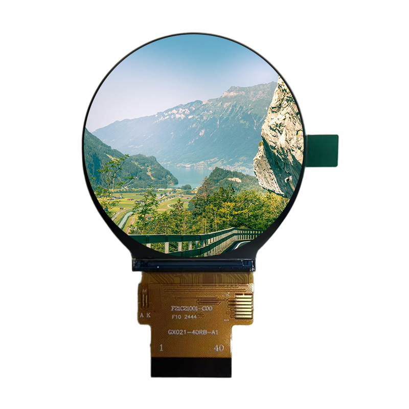 2.1-inch true round IPS TFT | 480*480 Retina-level display | 18-bit RGB high-speed interface, smooth playback of dynamic content