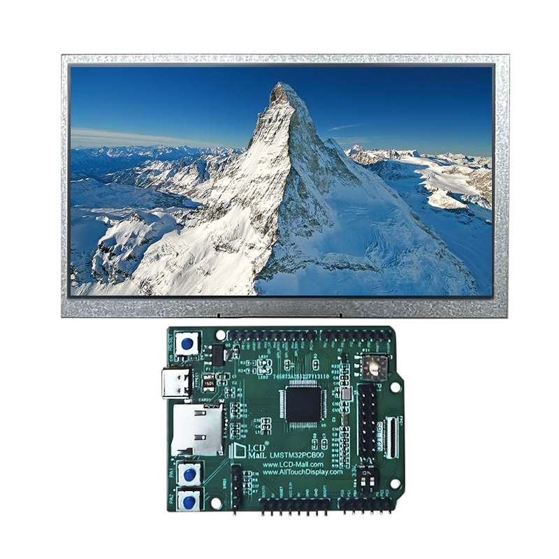 7 inch TFT LCD Display 800*480 Resolution SPI Interface LCD Module with ESP32-S3 Main Board