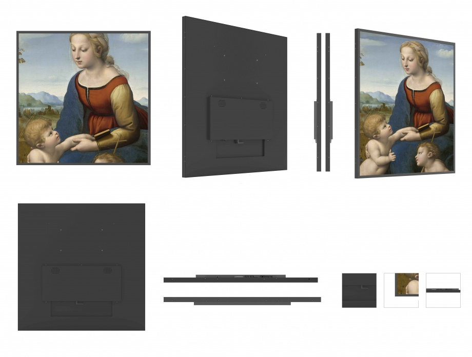 59 inch Square Digital Signage 1900*1900 High Resolution LCD Monitor