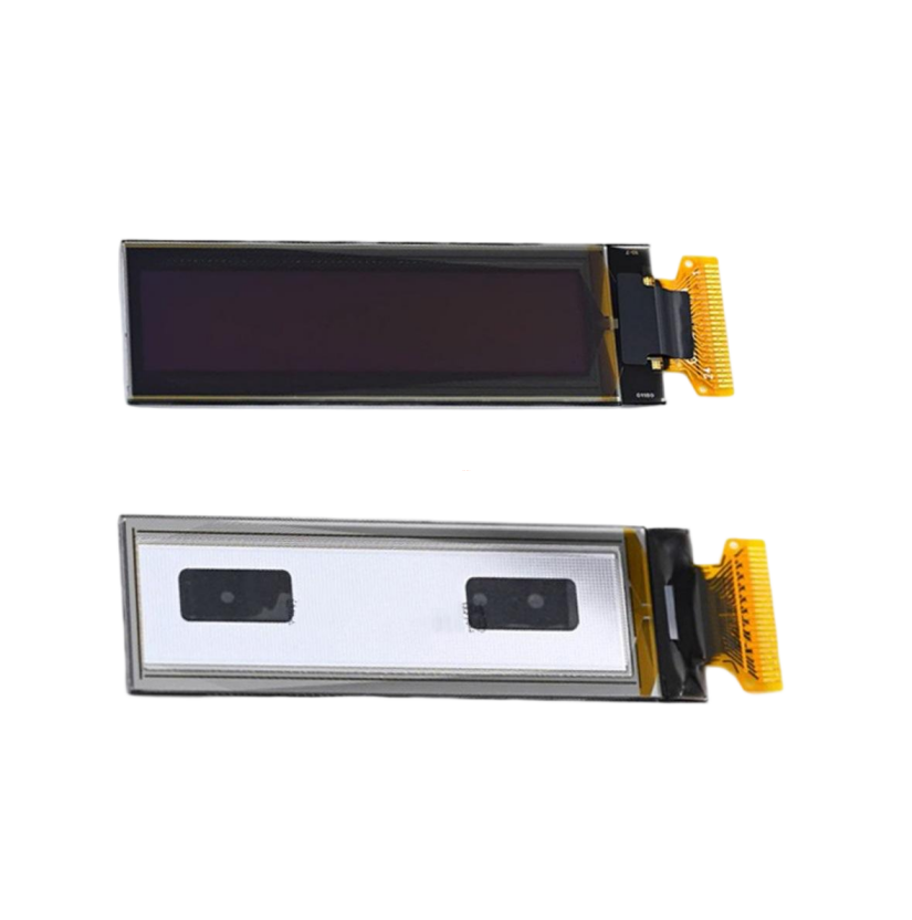 Wide Temp 2.08 inch Monochrome OLED Display 128*32 Resolution Graphic OLED Module IIC Interface PMOLED COG LCD
