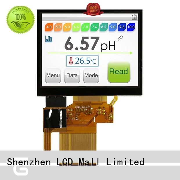 big screen tft lcd touch screen with resistance touch for gps