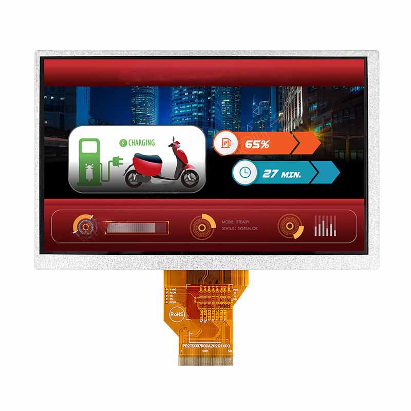 7 inch LCD tft 800x480 capacitive touch display panel for Home Application/Household appliances