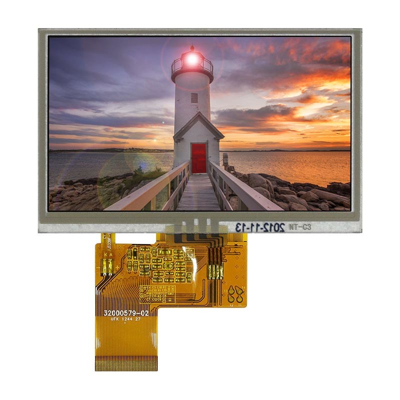TFT 4.3 inch LCD Module, TouchScreen Display for MP4 , GPS, 480x272