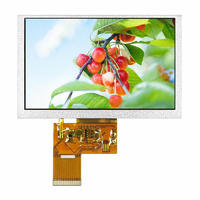 High Brightness 1000nits ,24 bit RGB interface 5.0" IPS TFT LCD Module with WVGA resolution 800*480 ,Capacitive touch panel