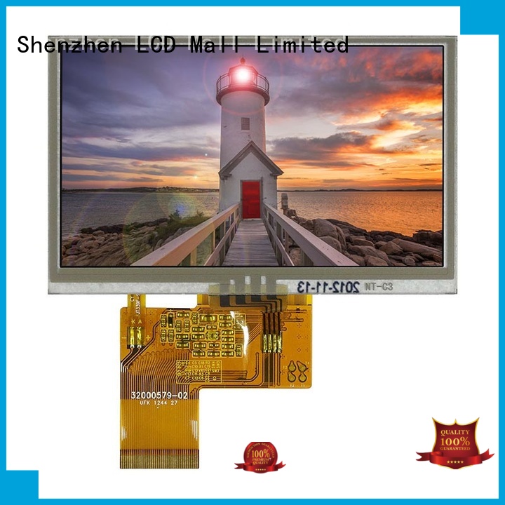 LCD Mall big screen tft lcd touch screen bulk production for gps