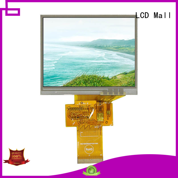 LCD Mall big screen tft lcd touch screen with resistance touch for gps