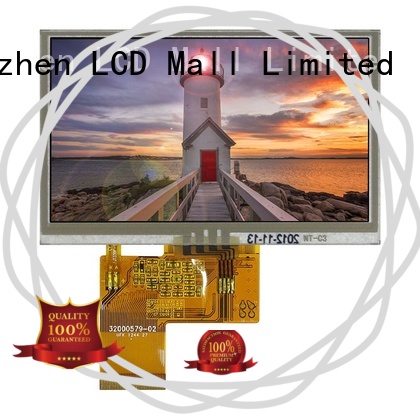 LCD Mall good brightness tft touch screen with resistance touch for gps