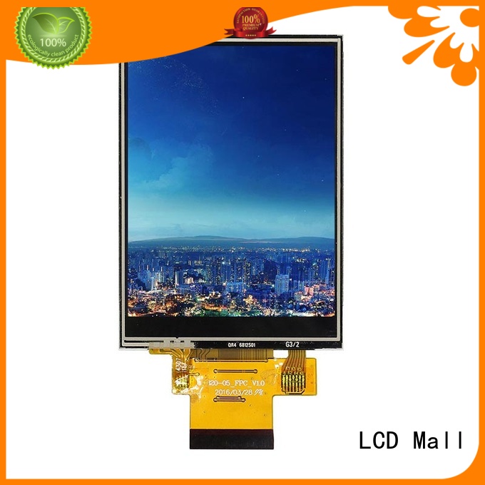LCD Mall tft touch screen with resistance touch for gps