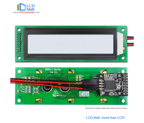 Monochrome Graphic LCD Display 20x2 LCD Module with Backlight, custom monochrome lcd